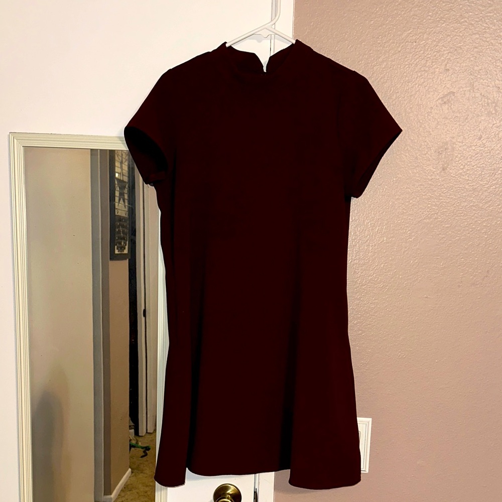 Halo Deep Burgundy Women's Dress